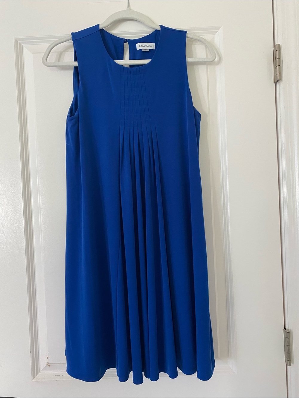 Calvin Klein Pleated Shift Dress